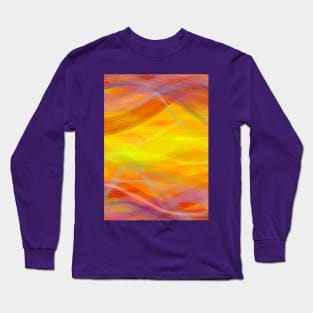 ORANGE AND YELLOW BRUSHES Long Sleeve T-Shirt